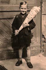 Manfred Walther. Meine Einschulung. 1948