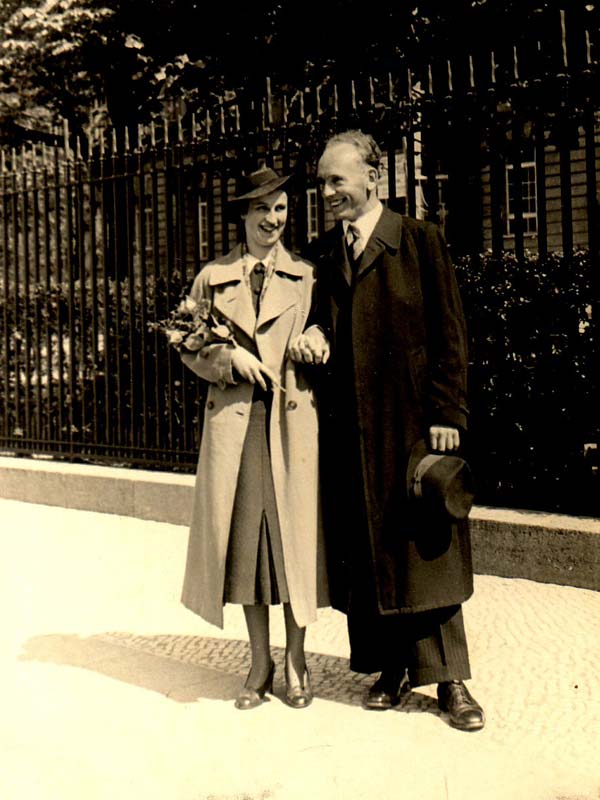 Hochzeit meiner Eltern. 1939
