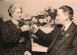 Silberhochzeit meiner Großeltern Liese/Röhrig. Aufnahme 1939