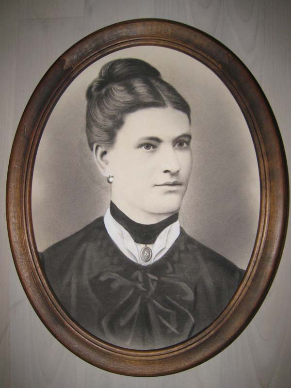 Urgroßmutter. Henriette Röhrig, geb. Bollmann. Aufnahme um 1892