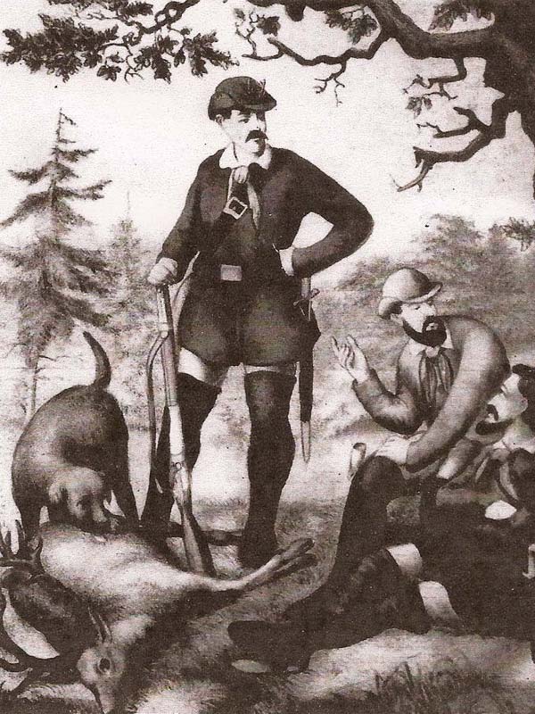 Carl Stülpner als Jäger und Wilddieb.